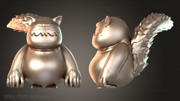 Animal figurines (STKJ_7331) 3D models for cnc