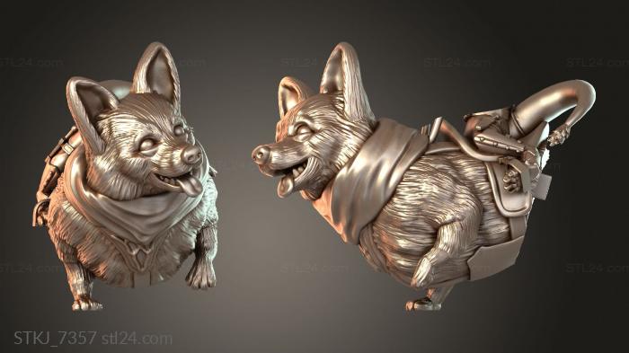 Animal figurines (STKJ_7357) 3D models for cnc