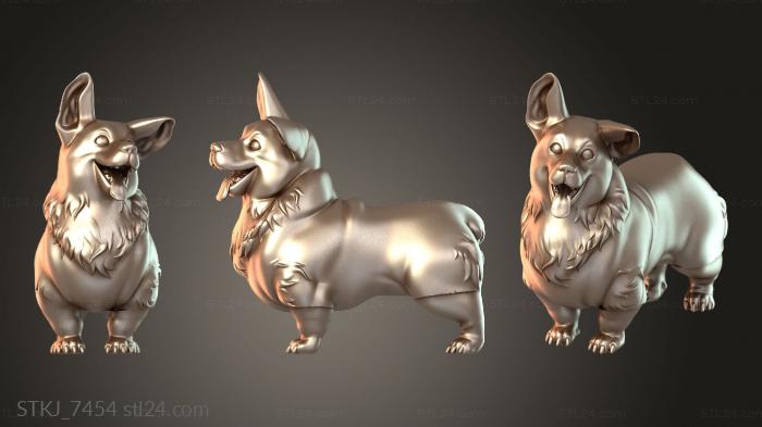 Animal figurines (STKJ_7454) 3D models for cnc