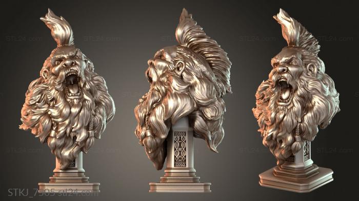 Animal figurines (STKJ_7505) 3D models for cnc