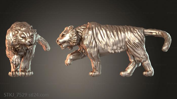 Animal figurines (STKJ_7529) 3D models for cnc