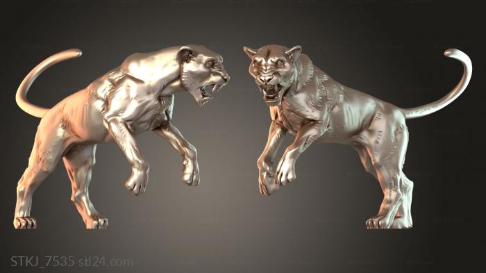 Animal figurines (STKJ_7535) 3D models for cnc