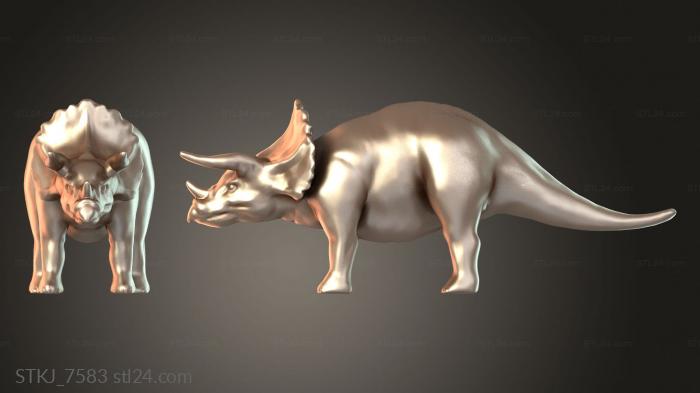 Animal figurines (STKJ_7583) 3D models for cnc