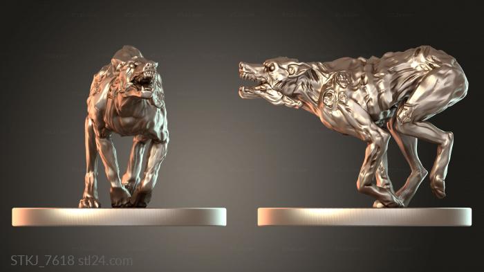 Animal figurines (STKJ_7618) 3D models for cnc