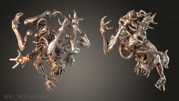 Animal figurines (STKJ_7633) 3D models for cnc