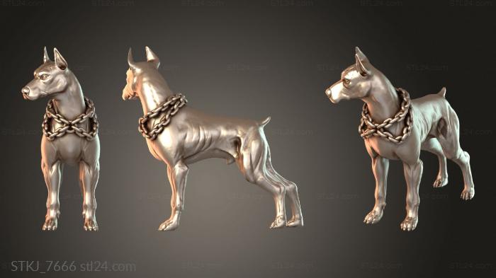 Animal figurines (STKJ_7666) 3D models for cnc