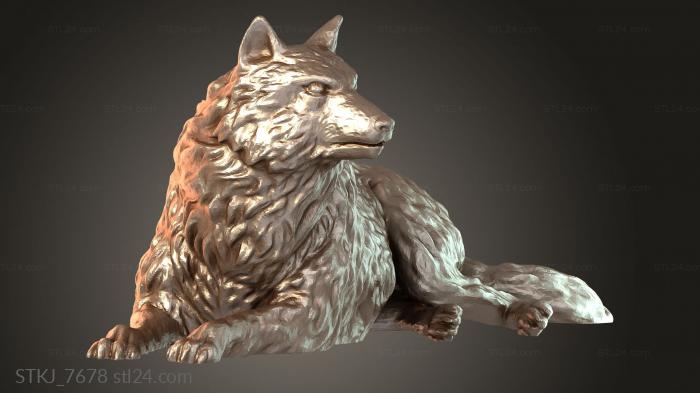 Animal figurines (STKJ_7678) 3D models for cnc
