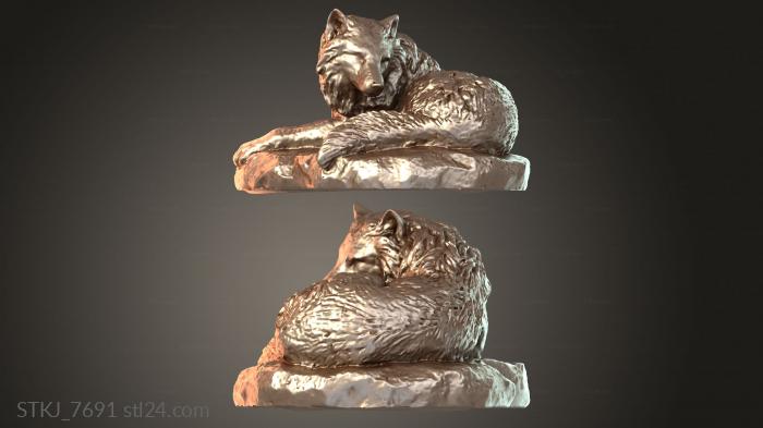 Animal figurines (STKJ_7691) 3D models for cnc