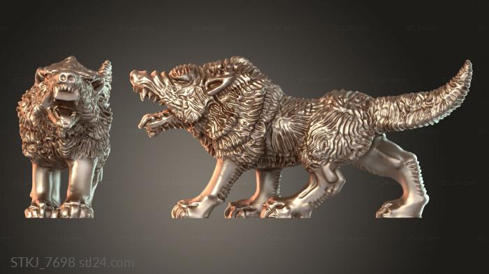 Animal figurines (STKJ_7698) 3D models for cnc