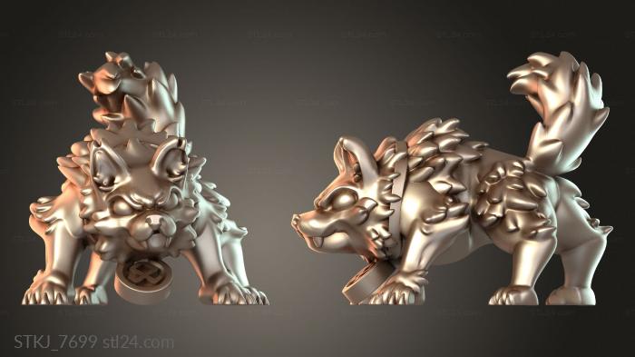 Animal figurines (STKJ_7699) 3D models for cnc