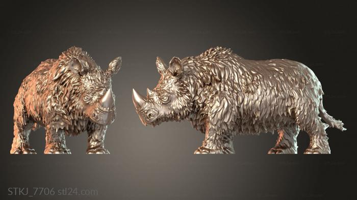 Animal figurines (STKJ_7706) 3D models for cnc