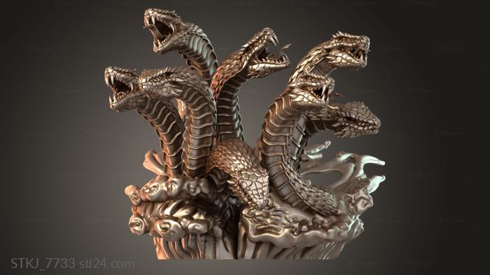 Animal figurines (STKJ_7733) 3D models for cnc