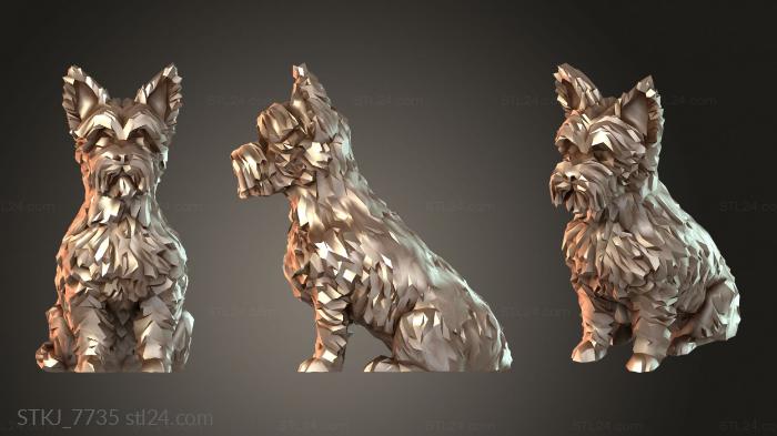 Animal figurines (STKJ_7735) 3D models for cnc