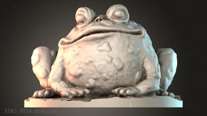 Статуэтки животных (STKJ_7814) 3D модель для ЧПУ станка