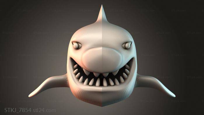 Статуэтки животных (STKJ_7854) 3D модель для ЧПУ станка