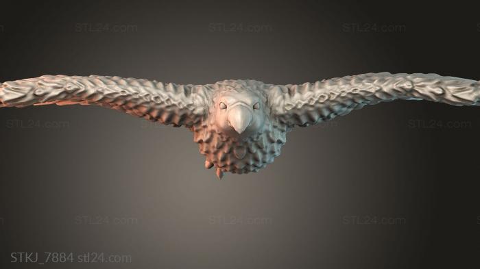 Статуэтки животных (STKJ_7884) 3D модель для ЧПУ станка