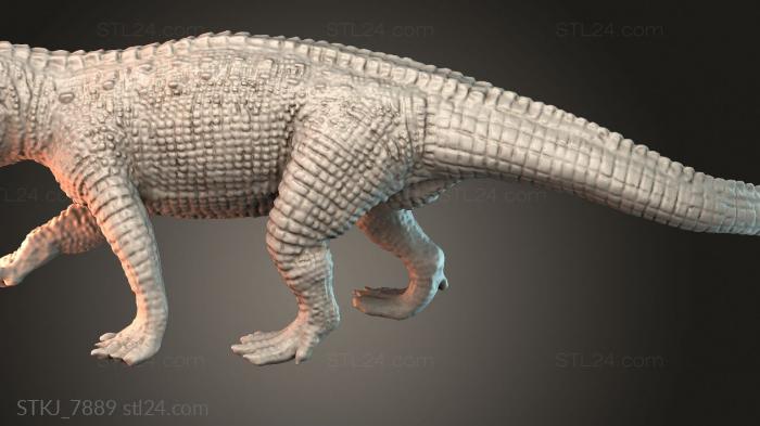 Статуэтки животных (STKJ_7889) 3D модель для ЧПУ станка