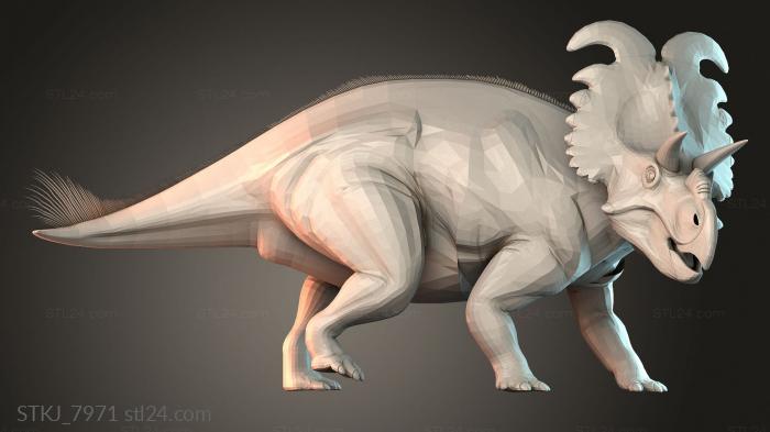 Статуэтки животных (STKJ_7971) 3D модель для ЧПУ станка