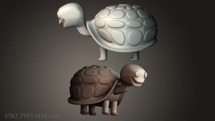 Статуэтки животных (STKJ_7993) 3D модель для ЧПУ станка