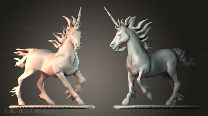 Статуэтки животных (STKJ_8022) 3D модель для ЧПУ станка