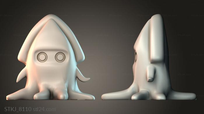 Статуэтки животных (STKJ_8110) 3D модель для ЧПУ станка