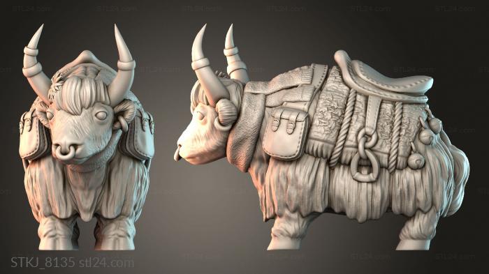 Статуэтки животных (STKJ_8135) 3D модель для ЧПУ станка