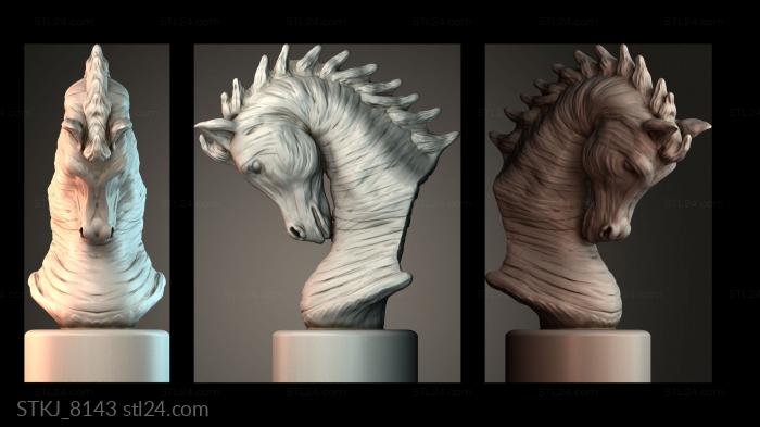 Статуэтки животных (STKJ_8143) 3D модель для ЧПУ станка