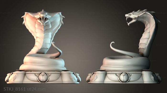 Статуэтки животных (STKJ_8161) 3D модель для ЧПУ станка