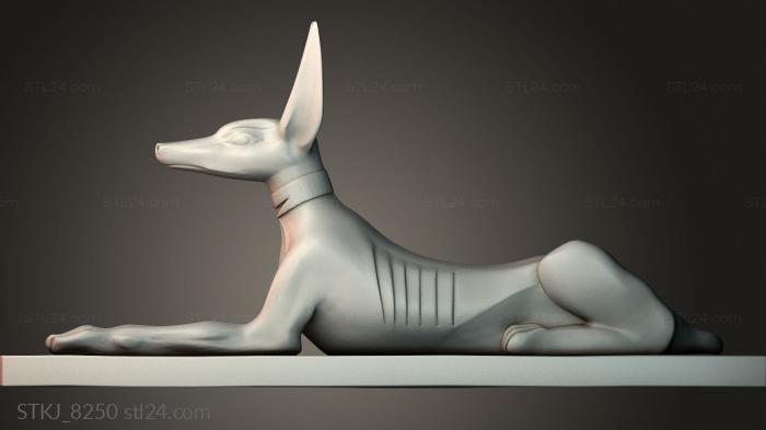 Статуэтки животных (STKJ_8250) 3D модель для ЧПУ станка