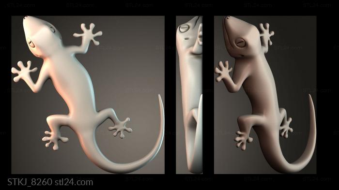 Статуэтки животных (STKJ_8260) 3D модель для ЧПУ станка