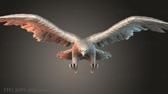 Статуэтки животных (STKJ_8399) 3D модель для ЧПУ станка