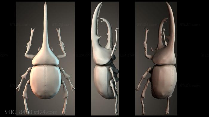 Статуэтки животных (STKJ_8418) 3D модель для ЧПУ станка