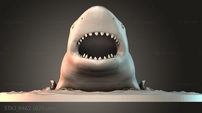 Статуэтки животных (STKJ_8462) 3D модель для ЧПУ станка