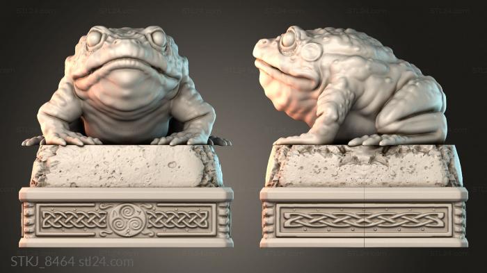 Статуэтки животных (STKJ_8464) 3D модель для ЧПУ станка