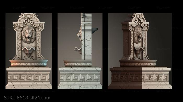 Статуэтки животных (STKJ_8513) 3D модель для ЧПУ станка