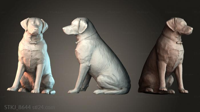 Статуэтки животных (STKJ_8644) 3D модель для ЧПУ станка