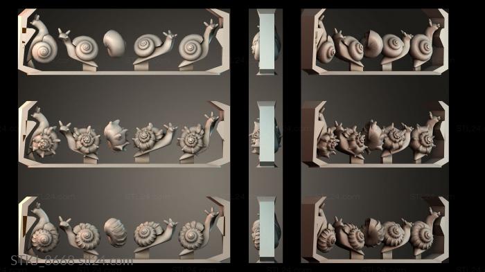 Статуэтки животных (STKJ_8668) 3D модель для ЧПУ станка