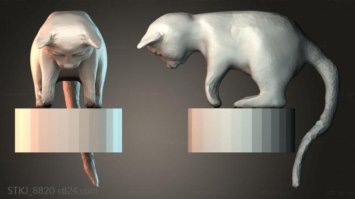 Статуэтки животных (STKJ_8820) 3D модель для ЧПУ станка