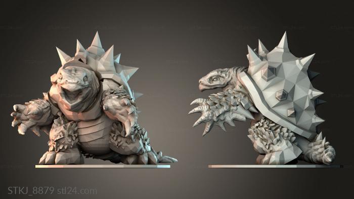 Статуэтки животных (STKJ_8879) 3D модель для ЧПУ станка