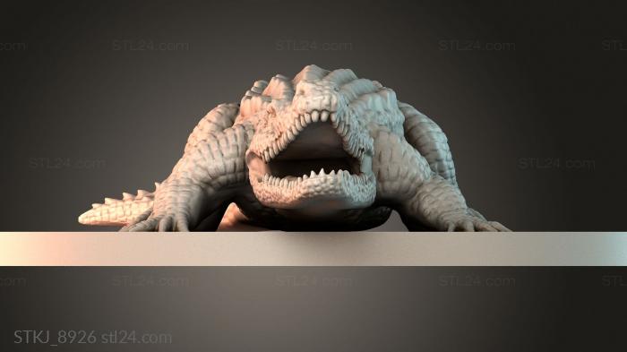 Статуэтки животных (STKJ_8926) 3D модель для ЧПУ станка