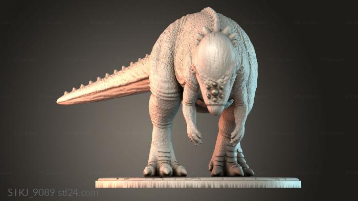 Статуэтки животных (STKJ_9089) 3D модель для ЧПУ станка