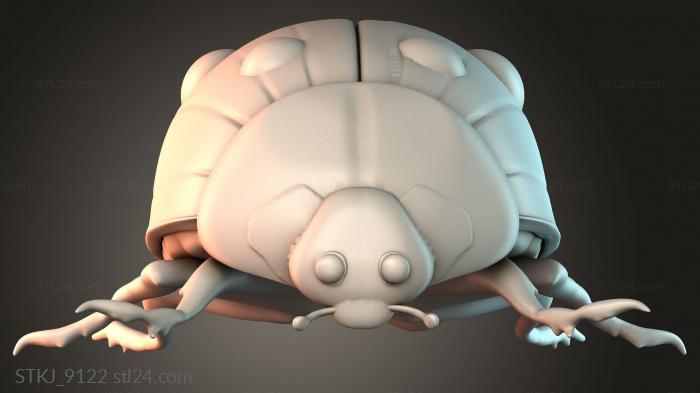 Статуэтки животных (STKJ_9122) 3D модель для ЧПУ станка