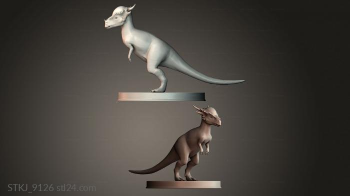 Статуэтки животных (STKJ_9126) 3D модель для ЧПУ станка