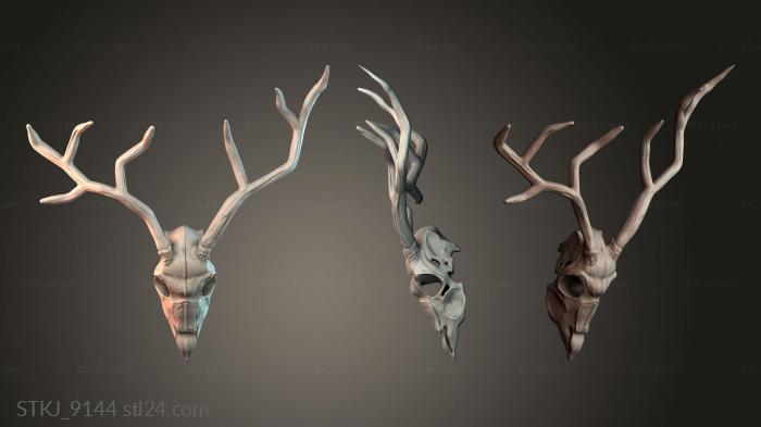 Статуэтки животных (STKJ_9144) 3D модель для ЧПУ станка