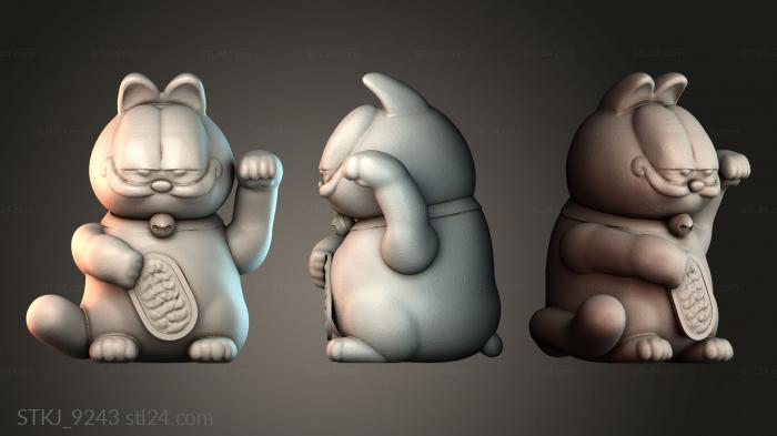 Статуэтки животных (STKJ_9243) 3D модель для ЧПУ станка