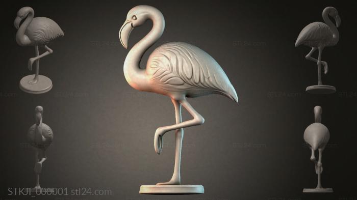 Фигурки животных (STKJI_000001) 3D модель для ЧПУ станка