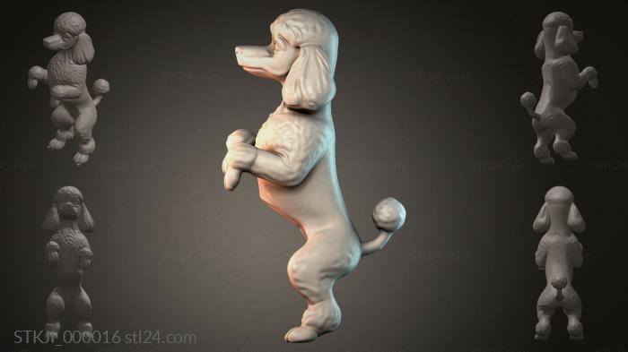 Фигурки животных (STKJI_000016) 3D модель для ЧПУ станка