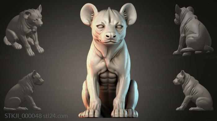 Фигурки животных (STKJI_000048) 3D модель для ЧПУ станка