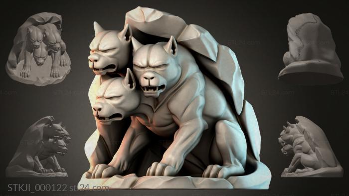 Фигурки животных (STKJI_000122) 3D модель для ЧПУ станка