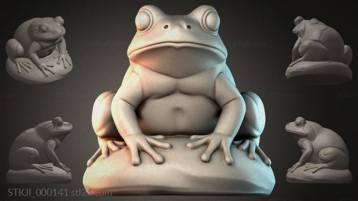 Фигурки животных (STKJI_000141) 3D модель для ЧПУ станка